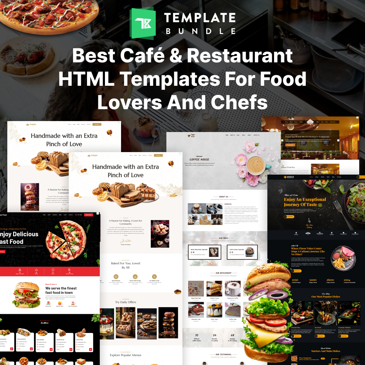Best Cafe & Restaurant HTML Templates for Food Lovers