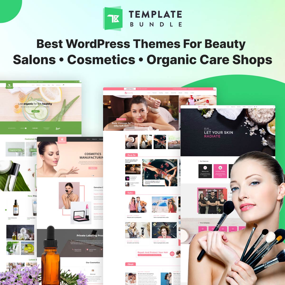 Best Beauty WordPress Themes for Salons, Cosmetics & Shops