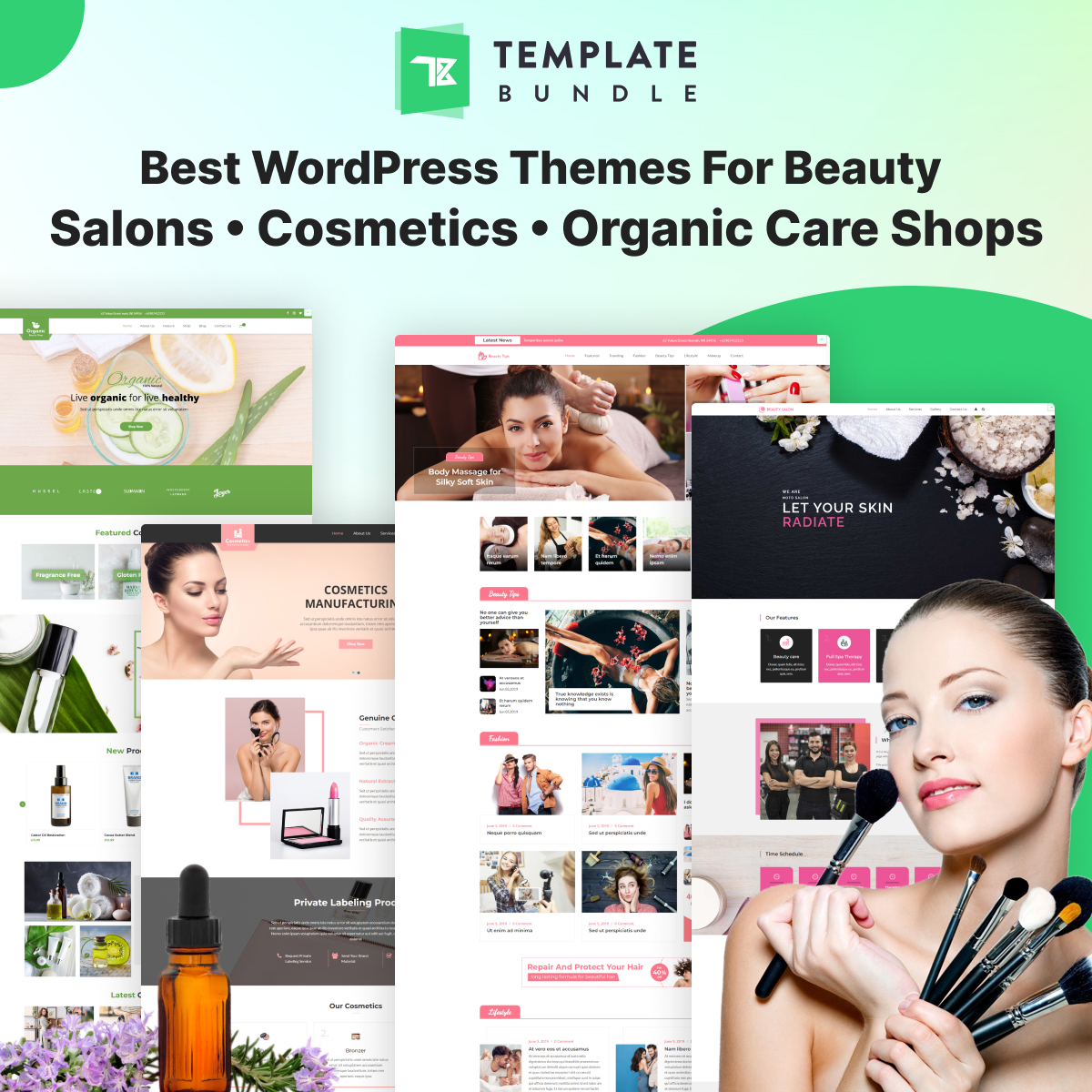 Best Beauty WordPress Themes for Salons, Cosmetics & Shops