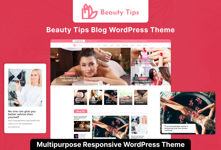 Beauty Tips WordPress Theme
