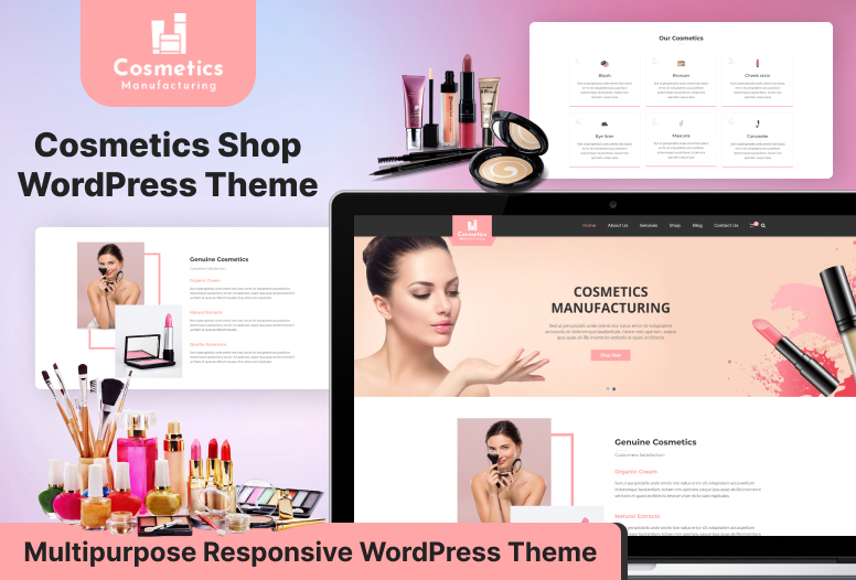 Cosmetics Shop WordPress Theme