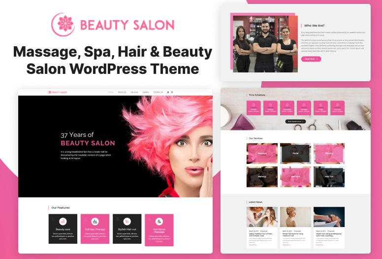 Hair & Beauty Salon WordPress Theme