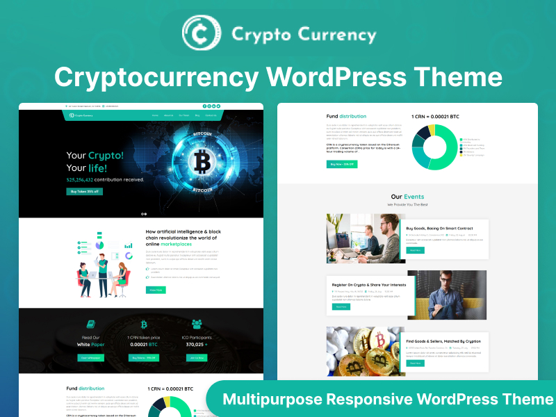 Crypto Currency WordPress Theme