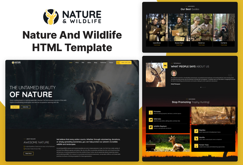 Nature-Wildlife-HTML-Template