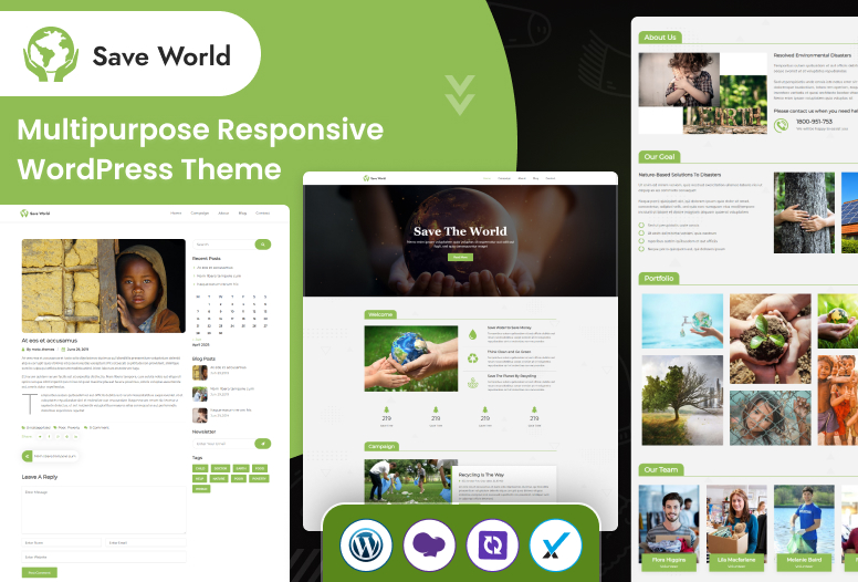 Save World Multipurpose WorldPress Theme