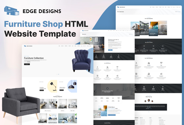 Edge Design - Furniture Shop Html Template
