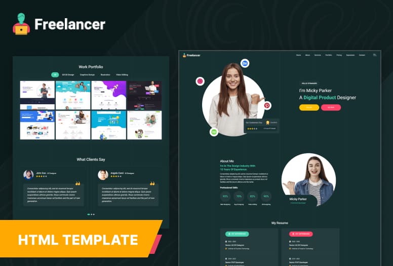 Freelancer Html Template