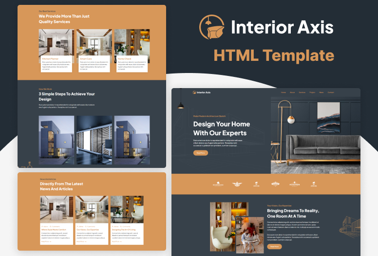 Interior Axis HTML Template