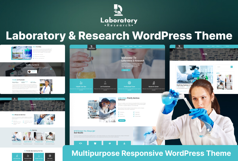 Laboratory & Research WordPress Theme Laboratory & Research WordPress Theme responsive